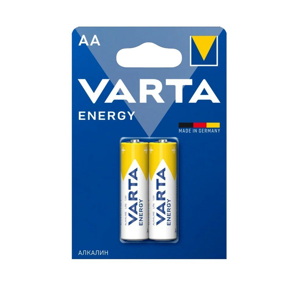 Батарейка Varta Energy (AA) LR6-BL2 1.5V (2 шт. в уп.)