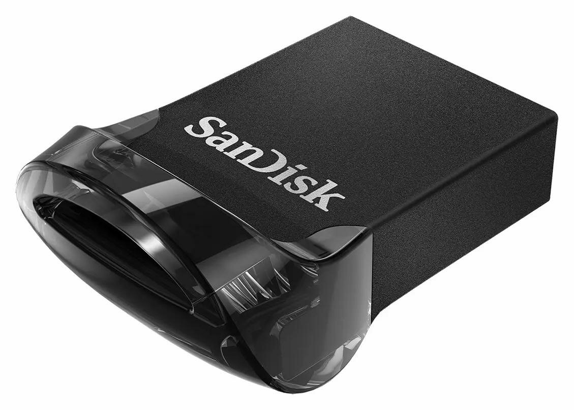 Флеш диск SanDisk Ultra Fit 128GB USB3.1 черный