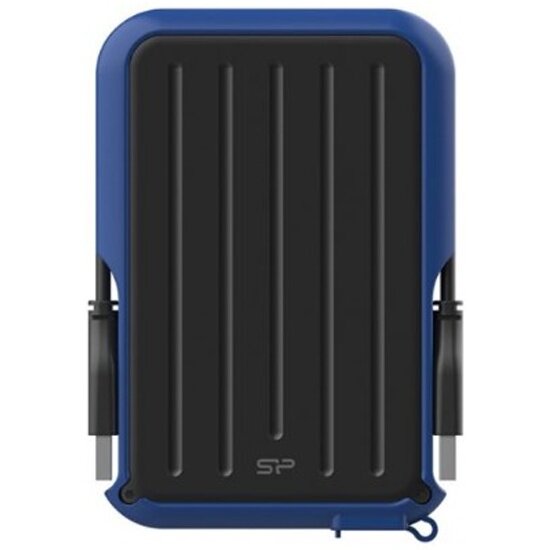 Внешний жесткий диск SILICON POWER 2.5" Armor A66 1TB (SP010TBPHD66SS3B) Black/Blue