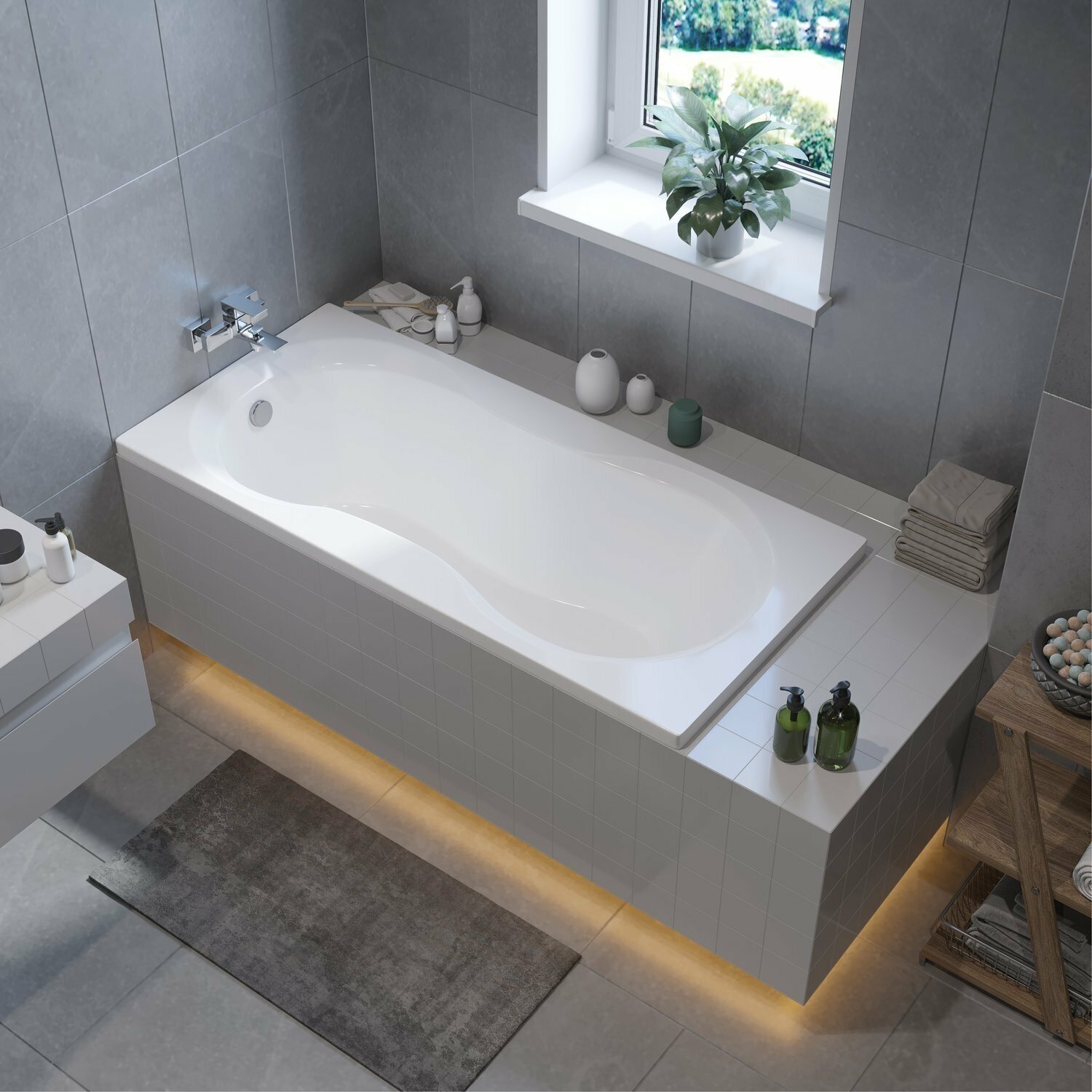 Ванна акриловая Koller Pool Malibu 160x70