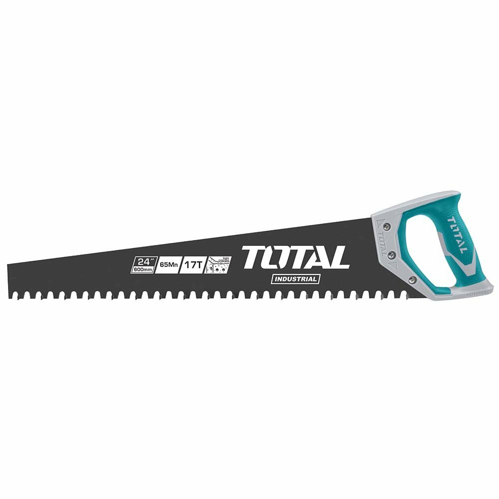 Ножовка для пеноблоков TOTAL 24"/600мм (17 зубов с напайками) - THTLCS1241