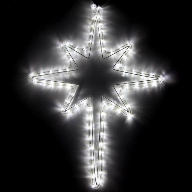 Snowhouse Светодиодная Звезда Рождественская 52 см 90 холодных белых LED ламп соединяемая IP44 RL-90-BS-W