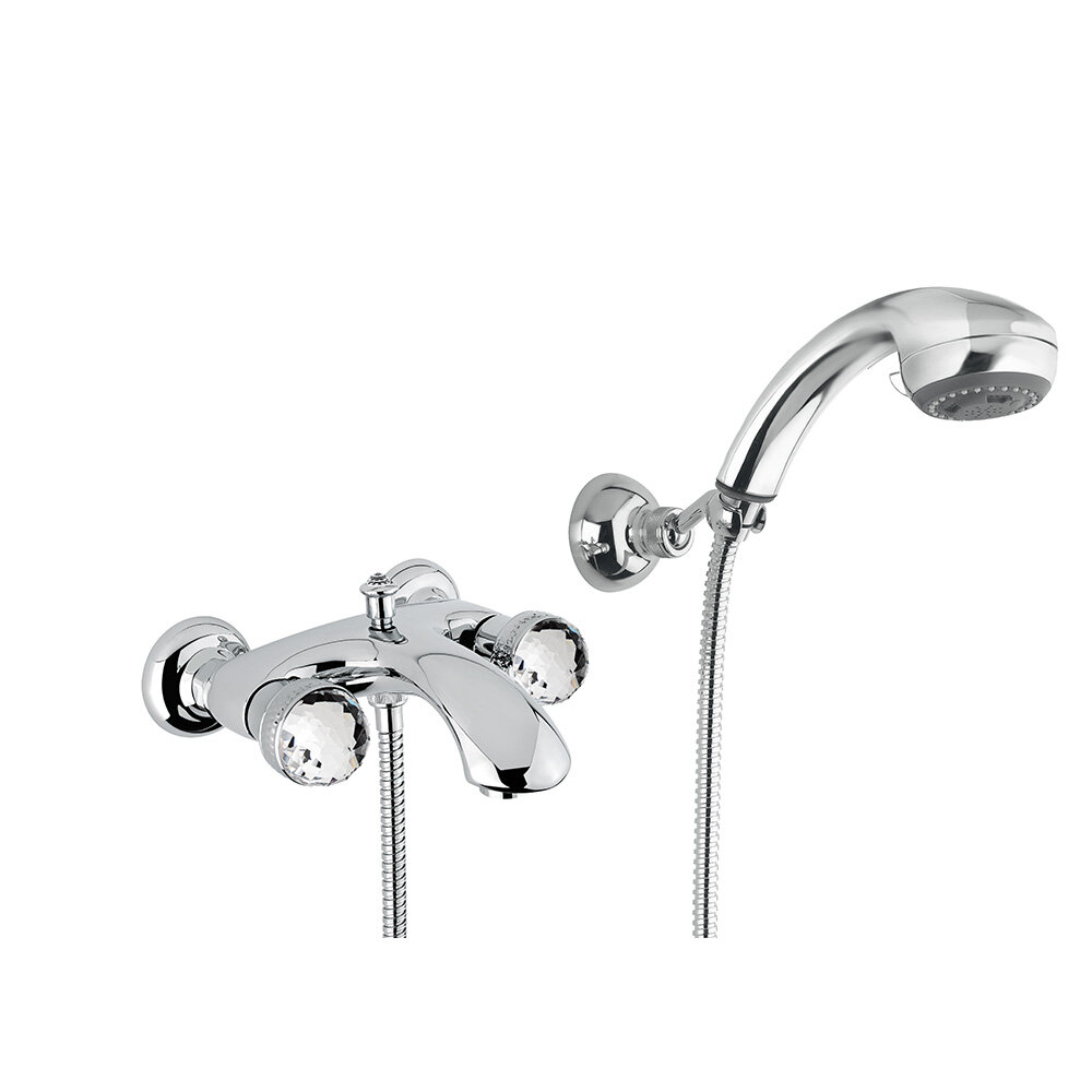 Смеситель для ванны Migliore Axo Crystal ML.AXO-602F хром