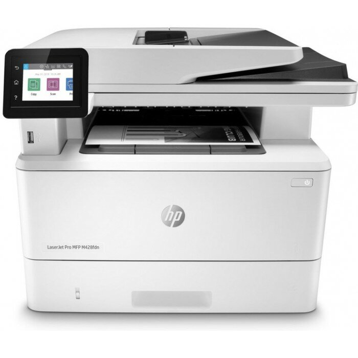 HP МФУ лазерный чёрно-белый HP LaserJet Pro M428fdn (W1A32A), A4, Duplex Net