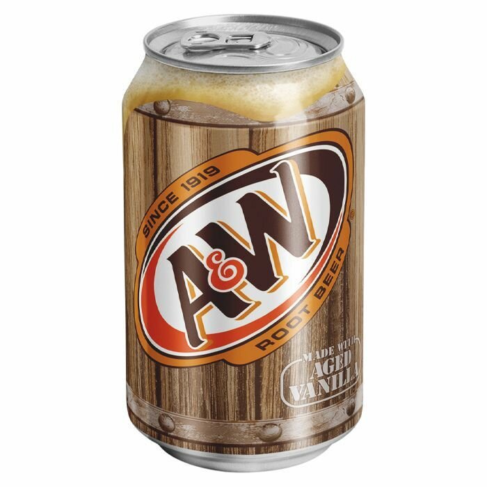 Газированный напиток A&W Root Beer (безалкогольное корневое пиво) (США), 355 мл (6 шт) - фотография № 3