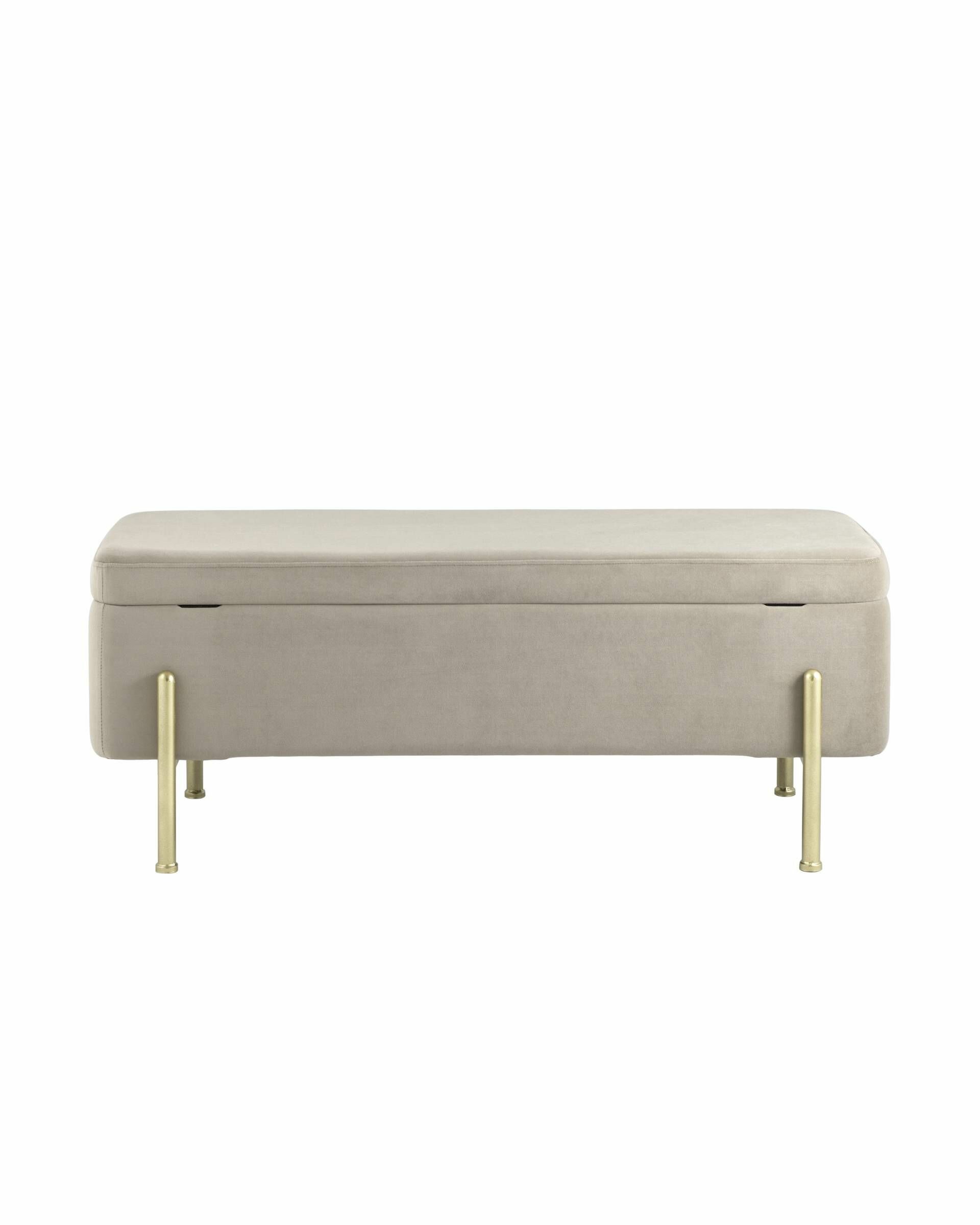 Банкетка STOOL GROUP Болейн, ШxГxВ: 110x42x42 см, синий Hoff - фото №5
