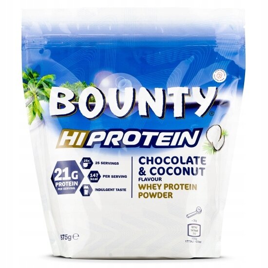 Сывороточный протеин Bounty Hi Protein Whey Powder, 875г / Белок для похудения и набора мышечной массы / Для мужчин и женщин