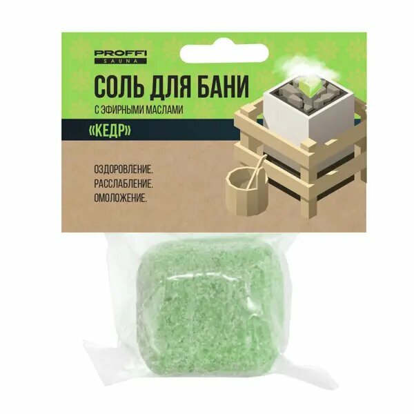 фото Соль для бани Proffi Sauna с маслом кедра