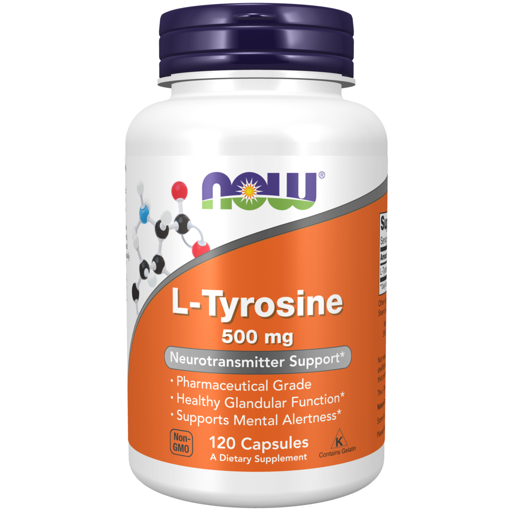 Now L-Tyrosine 500 мг капсулы массой 606 мг 120 шт