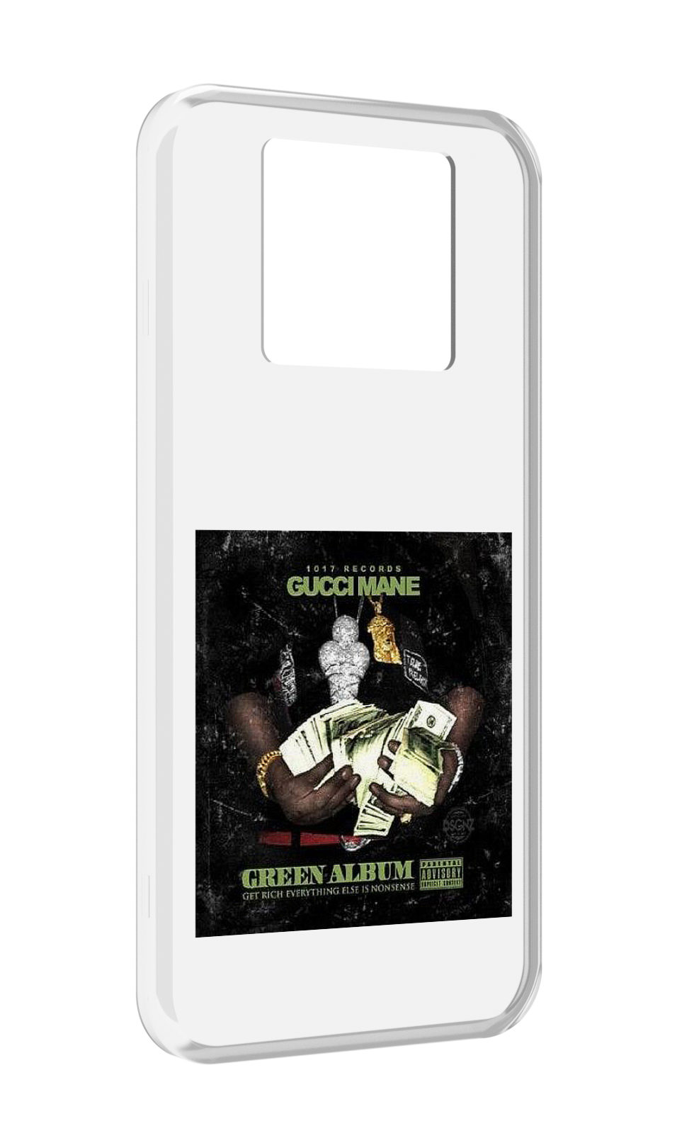 Чехол MyPads Gucci Mane & Migos - The Green Album для Black Shark 3 5G / Black Shark 3S задняя-панель-накладка-бампер
