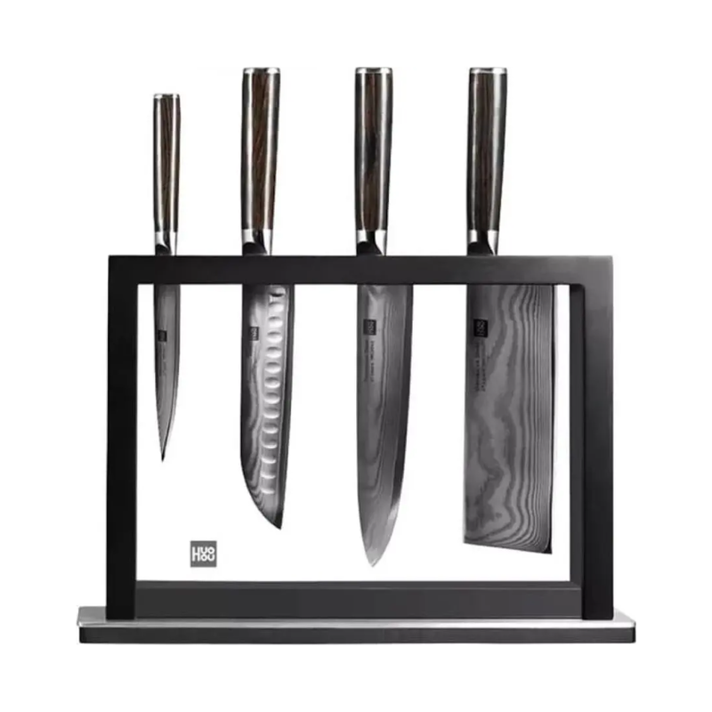 Набор ножей из дамасской стали HuoHou Set of 5 Damascus Knife Sets HU0073