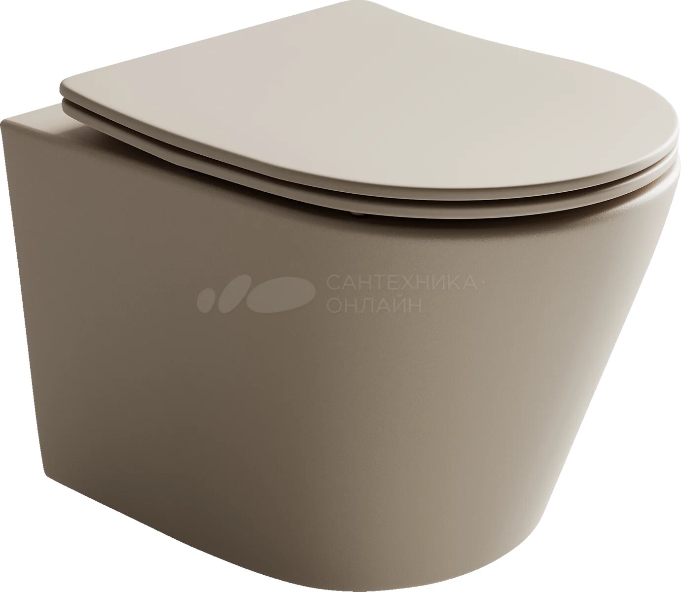 Ceramica Nova Унитаз подвесной Ceramica Nova Balearica CN6000MC капучино матовый