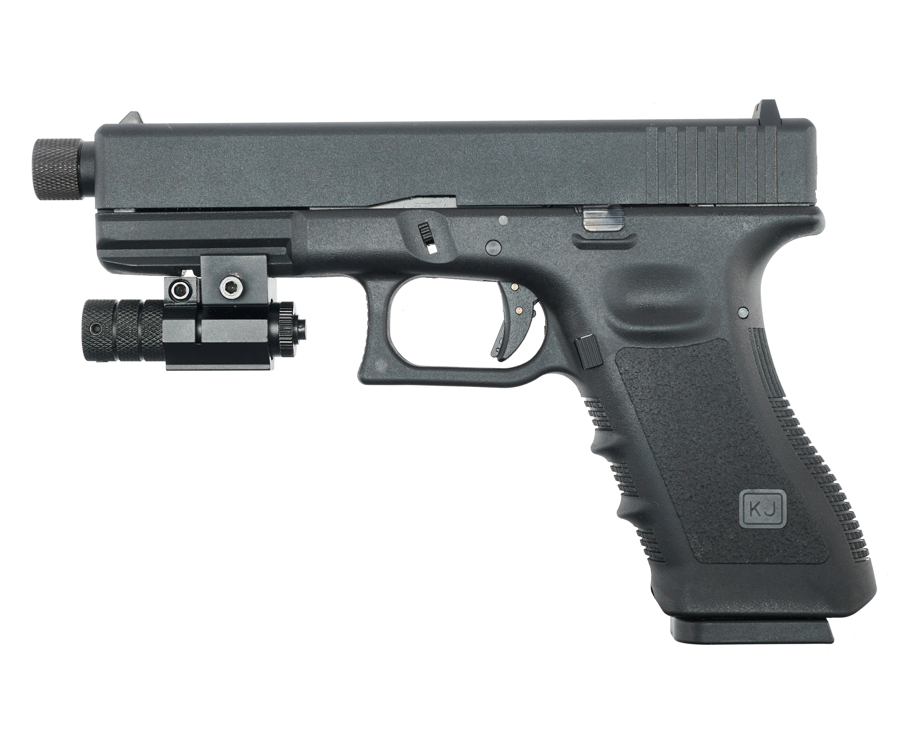Страйкбольный пистолет KJW Glock G17 (6 мм GBB с резьбой)