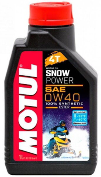 Синтетическое моторное масло Motul Snowpower 4T 0W40