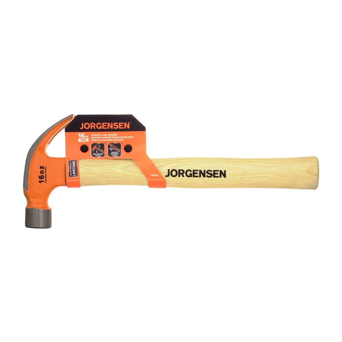 Молоток-гвоздодёр Jorgensen Hickory Claw Hammer 454 гр 60002