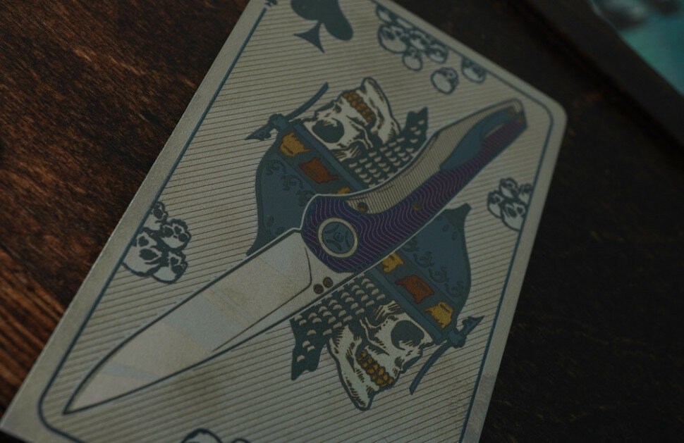 Титановая EDC карта CKF Six Of Spades First Edition — фото 4