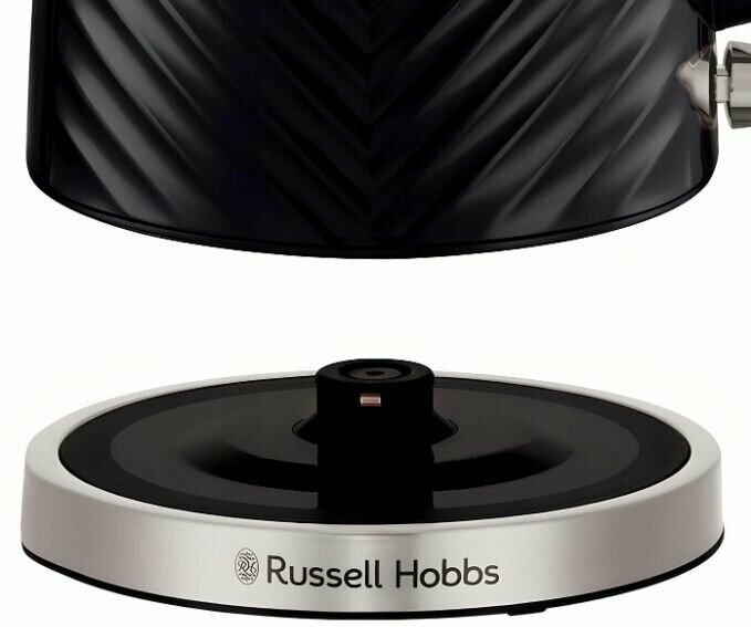 Электрический чайник Russell Hobbs Groove 2400 Вт черный - фотография № 3