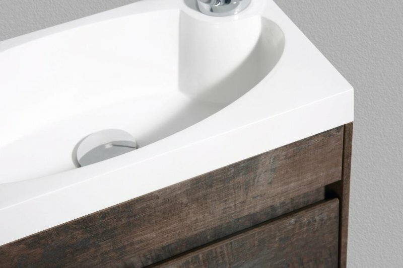 Раковина из искусственного мрамора 460х260х125 BelBagno BB-460-PM-LVB - фотография № 5