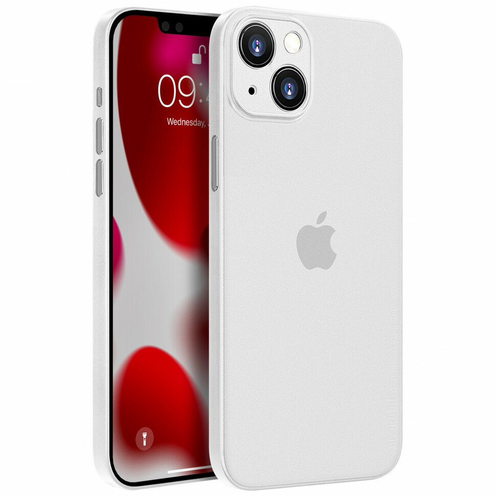фото Чехол Memumi ультра тонкий 0.3 мм для iPhone 14 белый