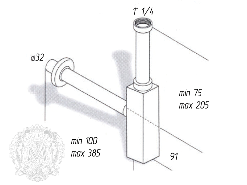 Сифон для раковины Migliore Ricambi 17929 - фотография № 2