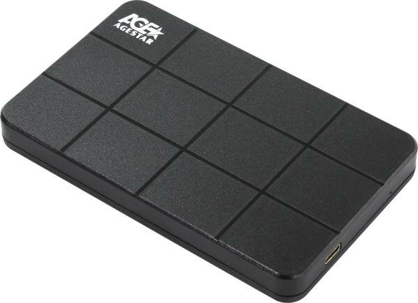 Внешний контейнер для HDD 2.5 SATA AgeStar 3UB2P1C USB3.0 черный