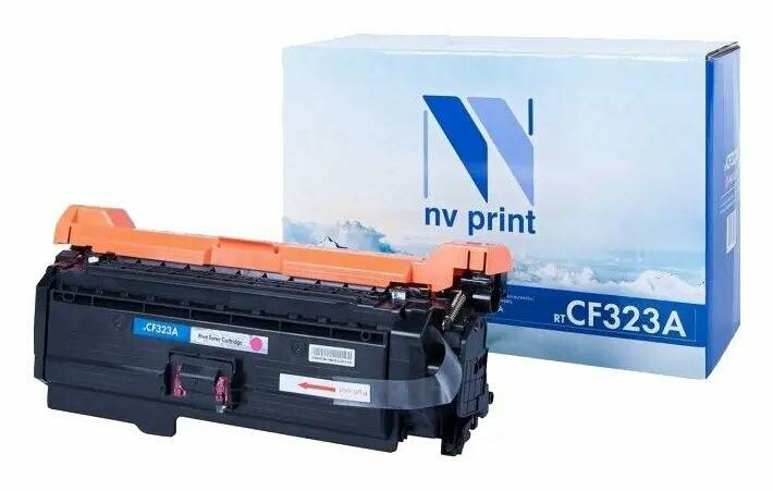Картридж лазерный NV-Print CF323A пурпурный