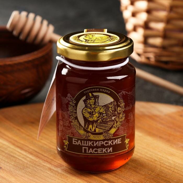 Цветочный мёд «Пасеки-250», 250 г - фотография № 1