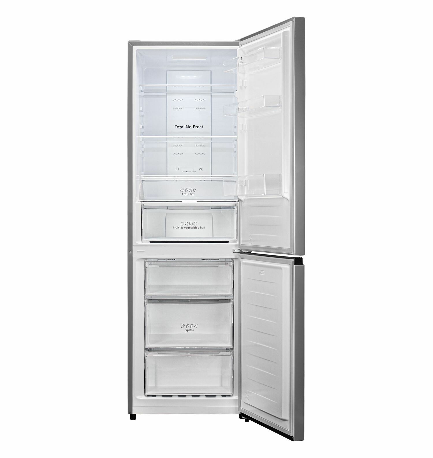 Холодильник LEX RFS 203 NF IX, двухкамерный, нержавеющая сталь - фото №5