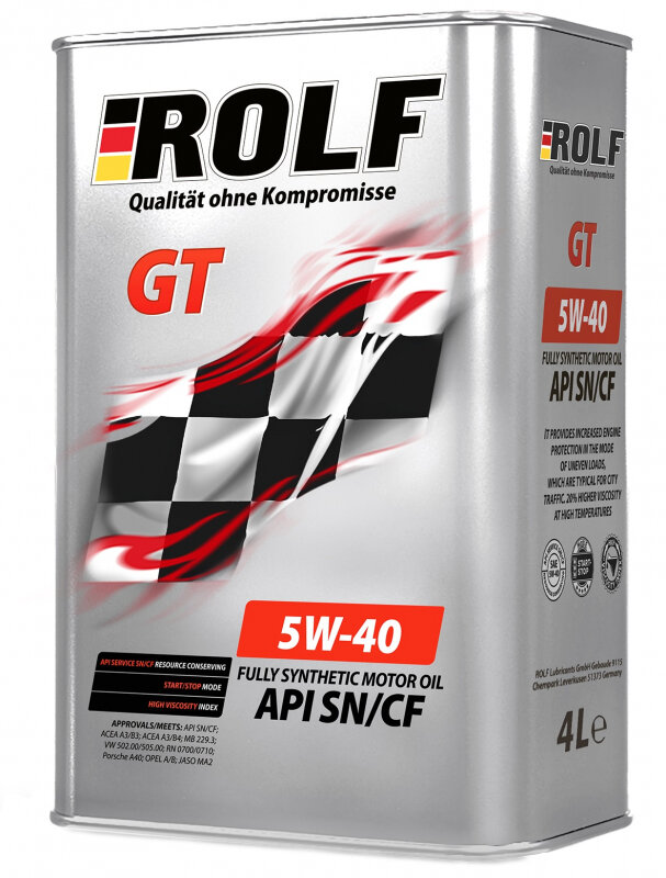 Rolf  GT 5W-40 Sn/cf 4 322229 .