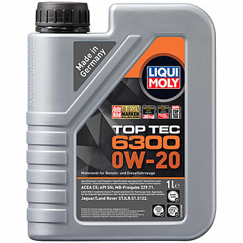 21216 LIQUI MOLY Top Tec 6300 0W-20 - 1 л. - Масло моторное