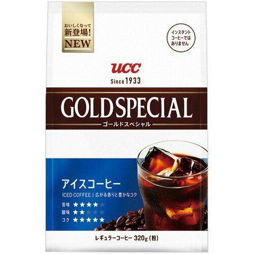 Кофе молотый UCC Gold Special Ice Coffee со льдом мелкий помол 320 гр
