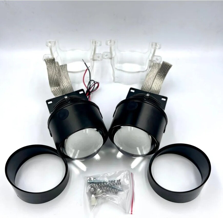 Светодиодные противотуманные фары птф линзы Лада Веста Гранта FL Lada ...