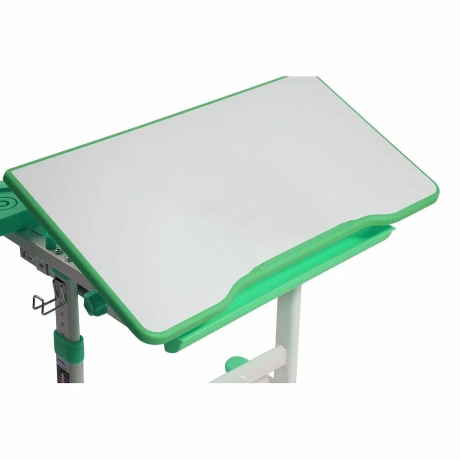 Комплект парта + стул FunDesk Cantare Green с лампой и подставкой в комплекте - фотография № 7