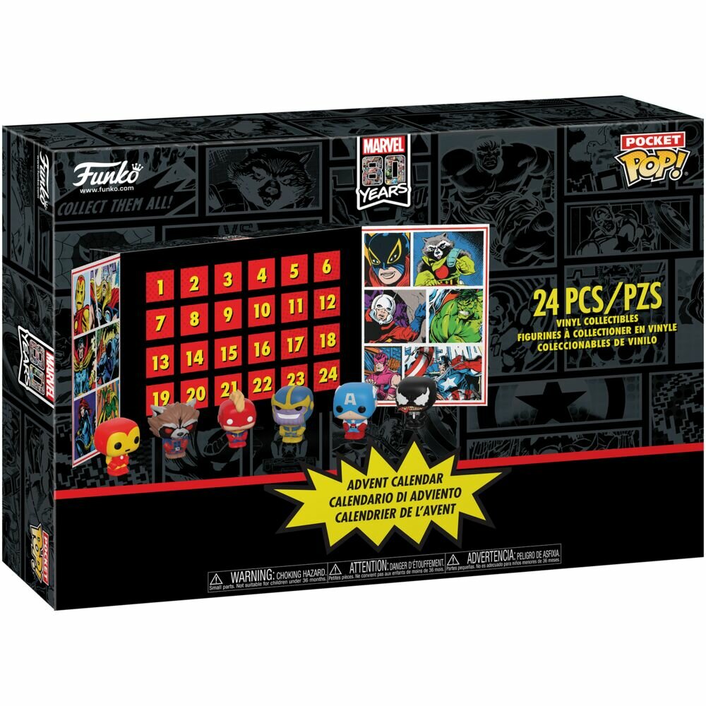 Набор подарочный Funko POP! Advent Calendar: Marvel 24pc (Pkt POP)