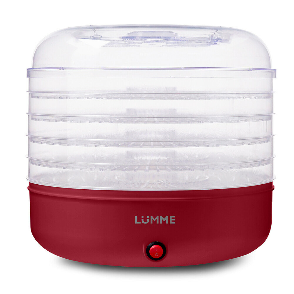 Сушилка для продуктов Lumme LFD-105PP бордовый гранат