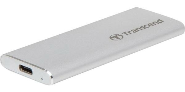 Внешний SSD диск 1.8 1 Tb USB Type-C Transcend ESD260C серебристый