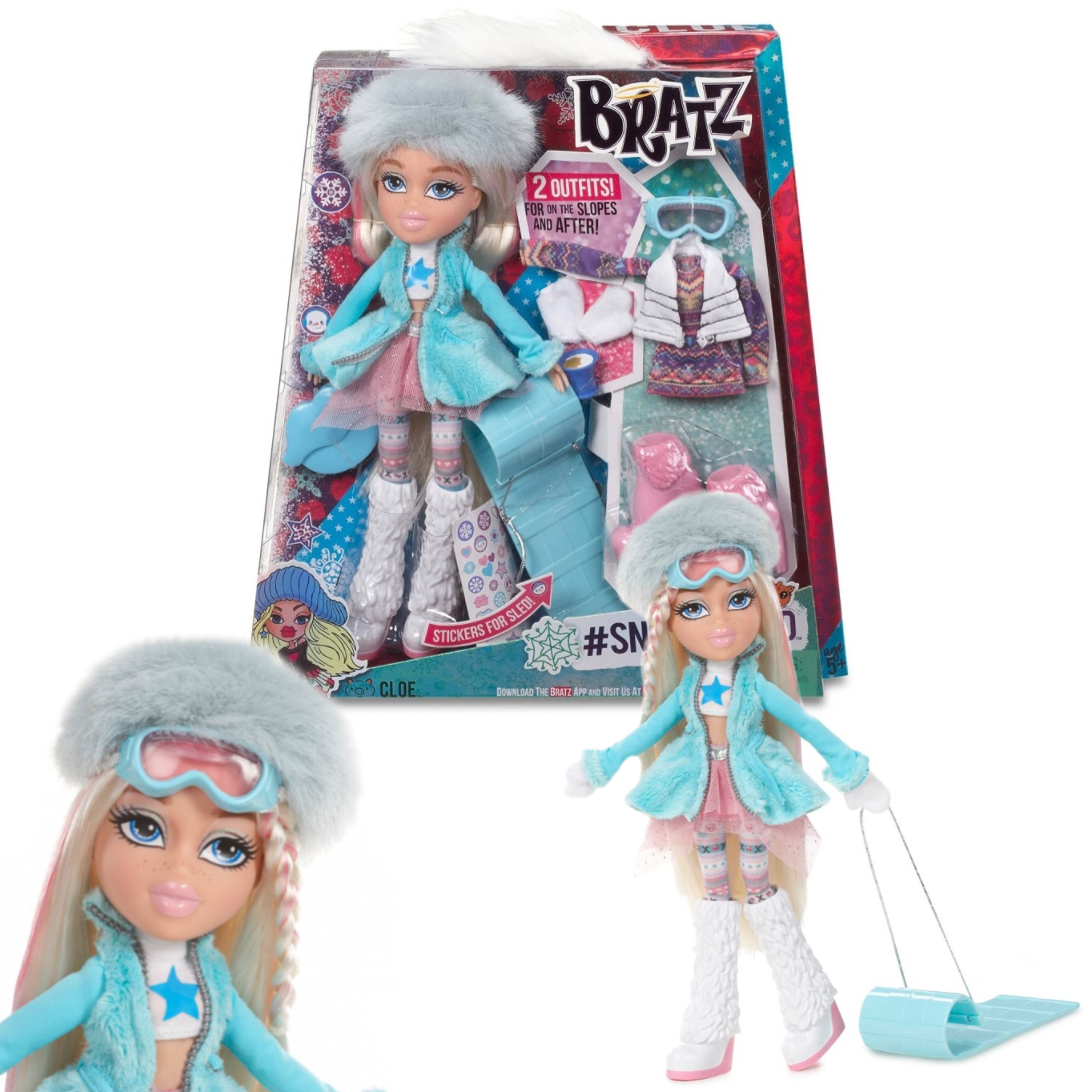 Кукла Bratz Snowkissed Cloe Братс Хлоя «Люблю зиму», 25 см.