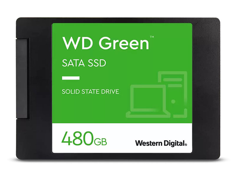 Твердотельный накопитель Western Digital WD Green SATA 480 ГБ SATA WDS480G3G0A