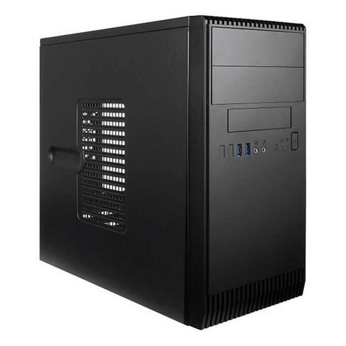 Корпус для компьютера InWin ENR064 Mini-Tower PM-600ATX-F mATX/600Вт 6178294 black