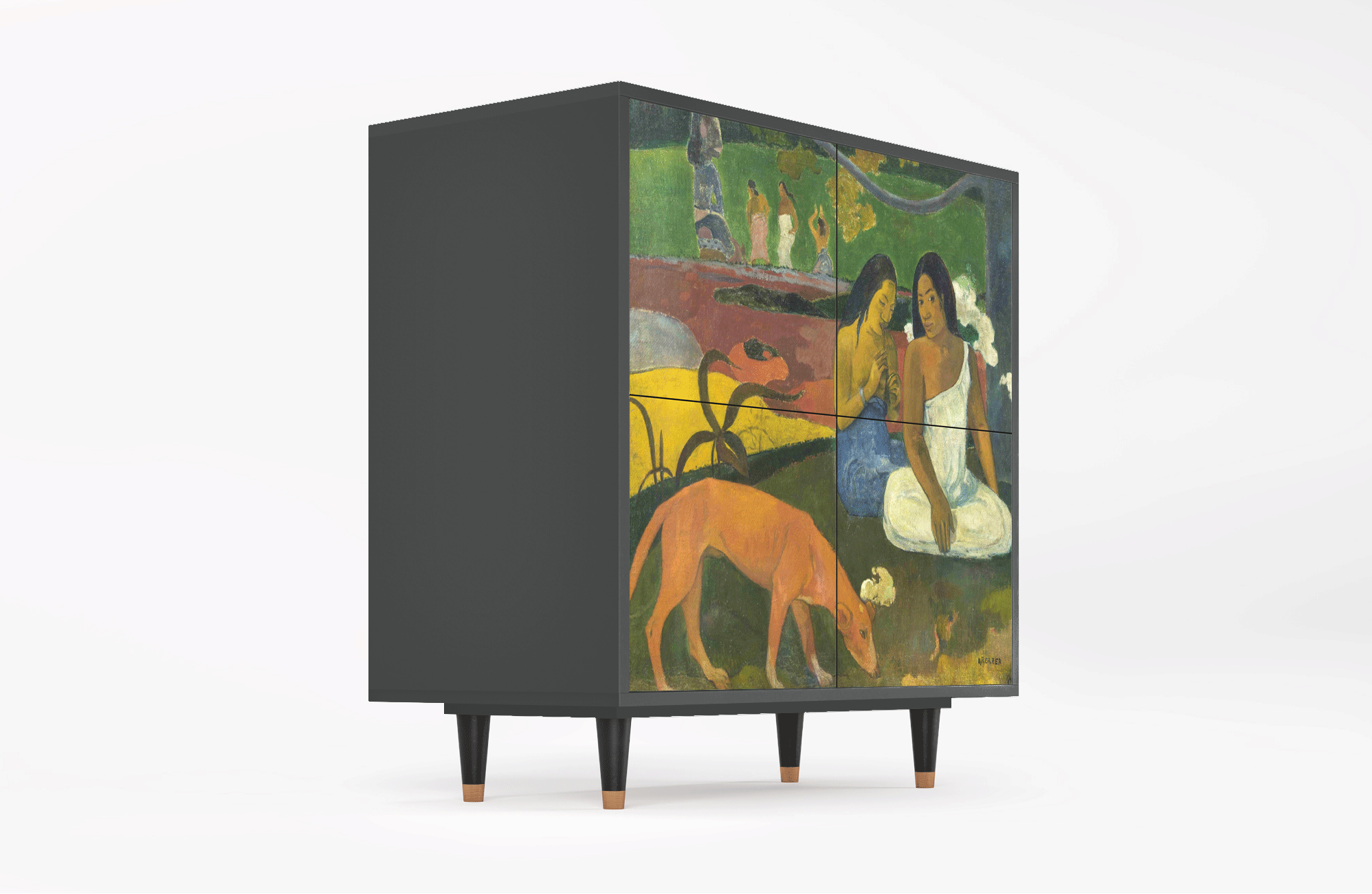Комод - STORYZ - BS3 Arearea by Paul Gauguin, 94 x 96 x 48 см, Антрацит - фотография № 4