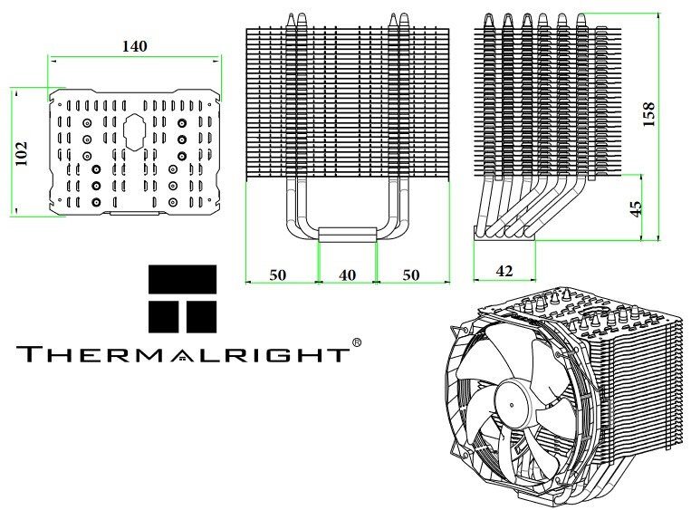 Кулер для процессора Thermalright Macho RevC Plus