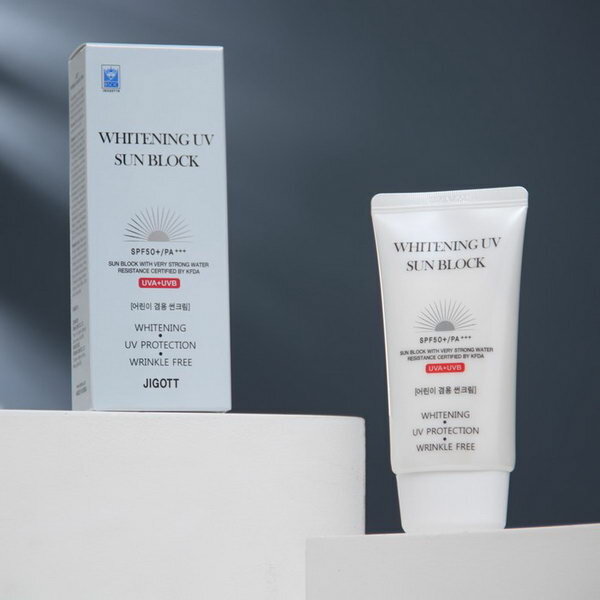 Солнцезащитный крем "Whitening Uv Sun Block Cream", осветляющий, SPF 50, 70 мл