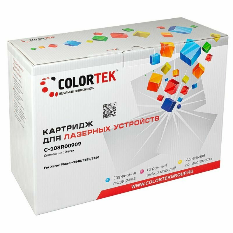 Картридж Colortek Xerox 108R00909 3140/3155/3160