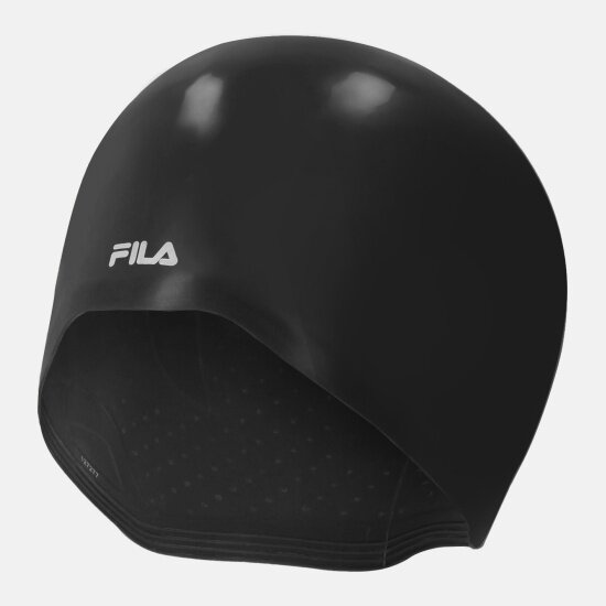 Шапочка для плавания Fila 127277-99 силиконовая чёрный, размер one size