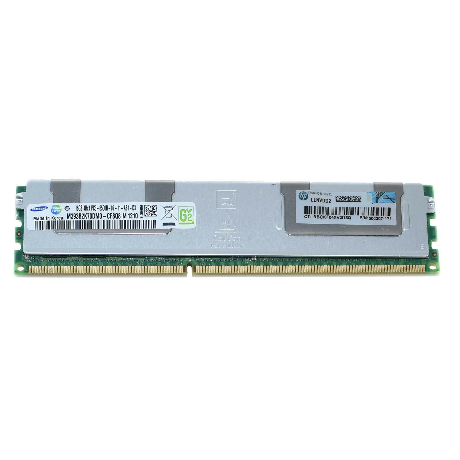 Память 500207-171 HP 16GB (1x16GB) Quad Rank x4 PC3-8500 Reg