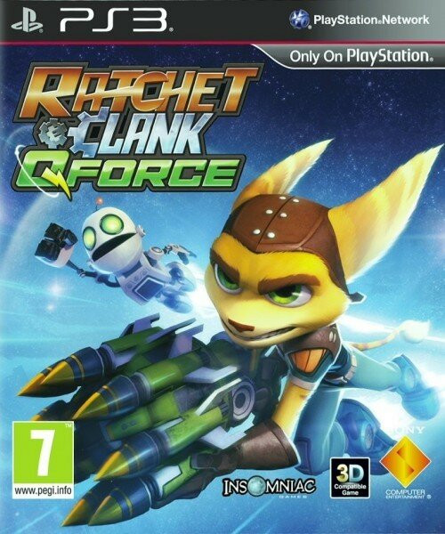 Игра Ratchet and Clank QForce [с поддержкой 3D] [Русская версия] PS3