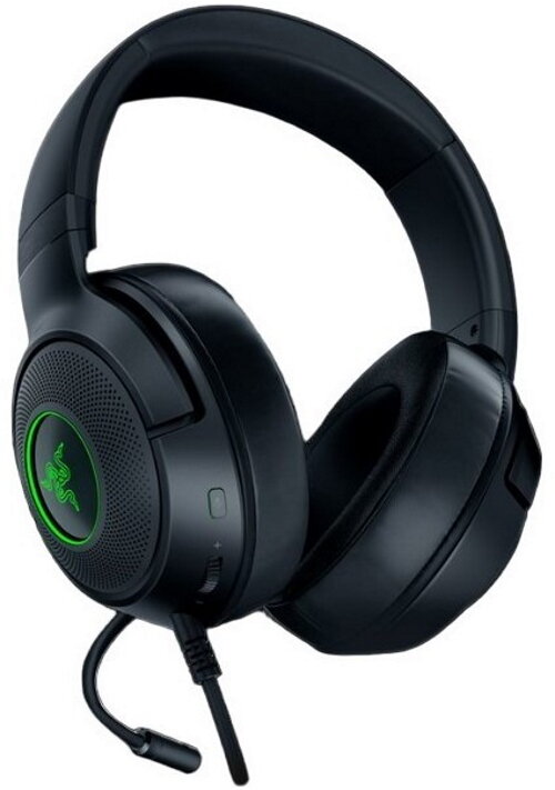 Гарнитура игровая RAZER Kraken Multi-Platform, для компьютера и игровых консолей, накладные, черный [rz04-02830100-r3m1] - фото №3