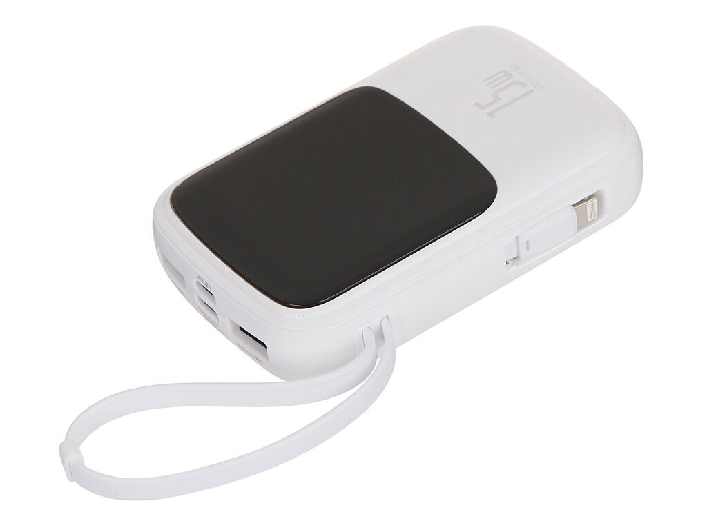 Внешний аккумулятор Baseus Power Bank Qpow Digital Display 3A 10000mAh White PPQD-B02