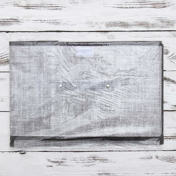 Короб стеллажный для хранения с крышкой «Ронда», 38×24×24 см, цвет серый - фотография № 2