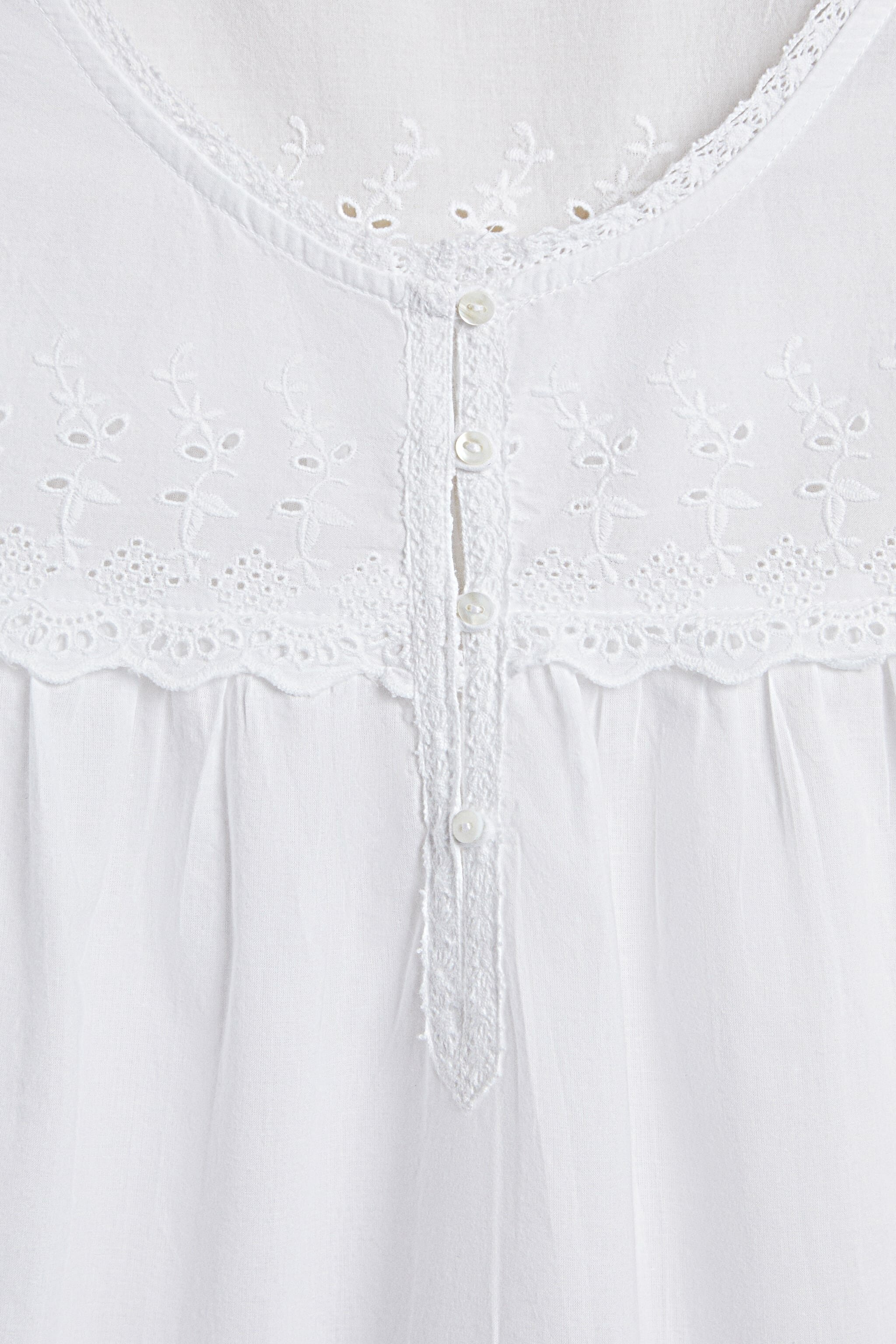 Пижама, ночная сорочка женская ZARAHOME, белый, L - фотография № 3